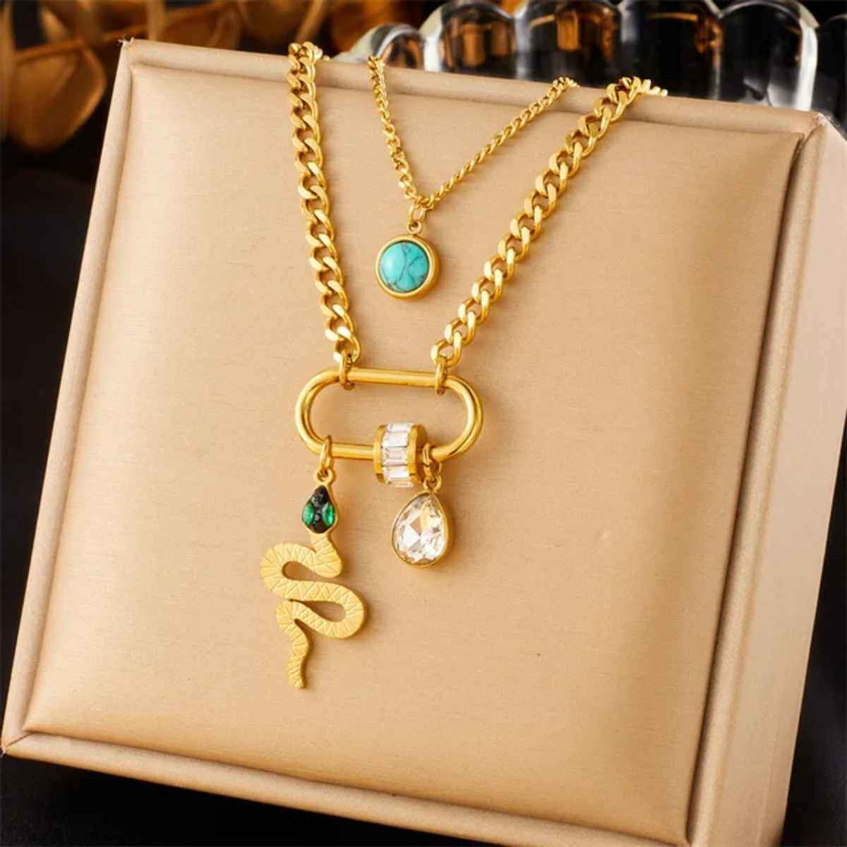 N-055 Gold-Plated Necklace