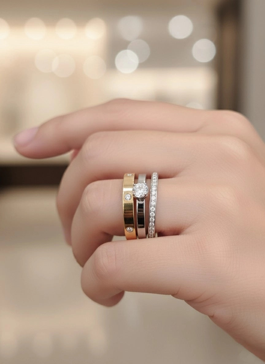 R-195 Gold-Plated Ring