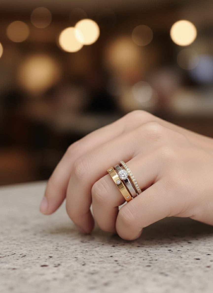 R-195 Gold-Plated Ring