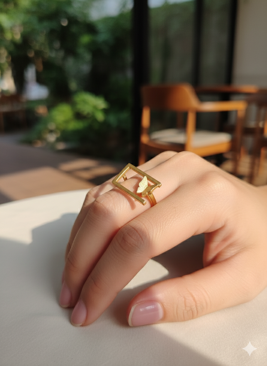 R-196 Gold-Plated Ring
