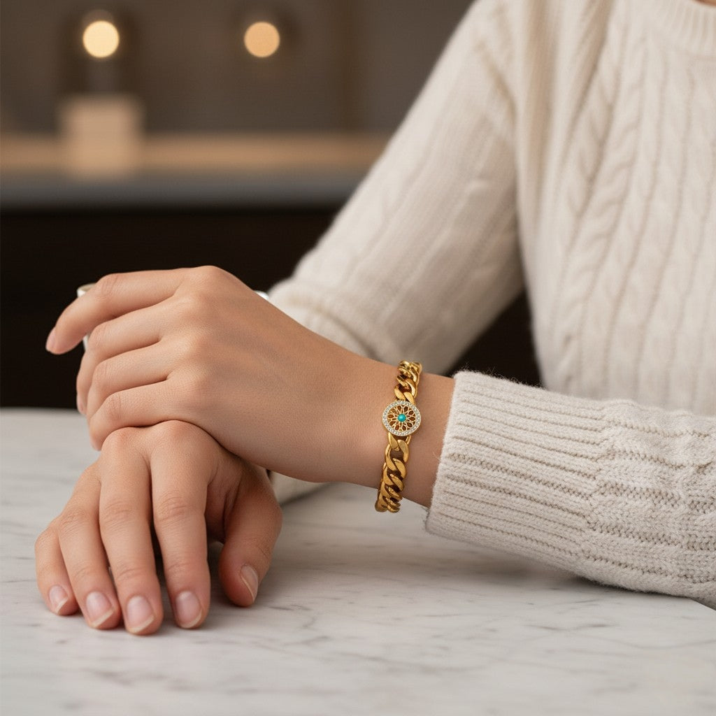 BR-004 Gold-Plated Bracelet