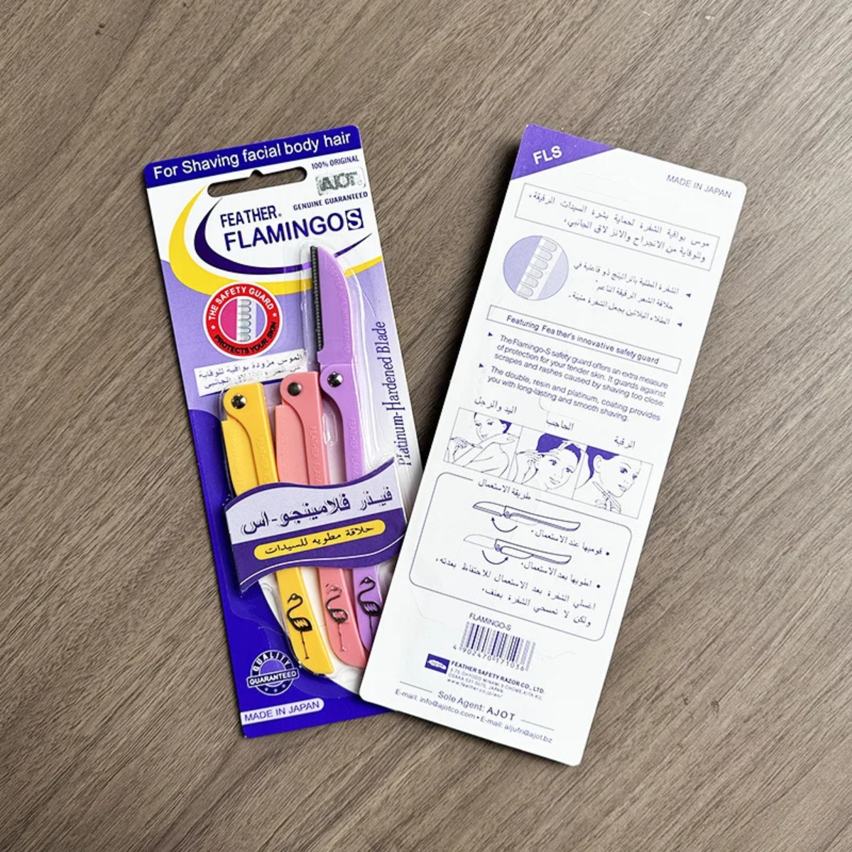 Feather Flamingo Razors for Women