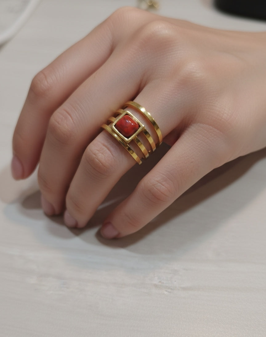 R-115 Gold-Plated Ring