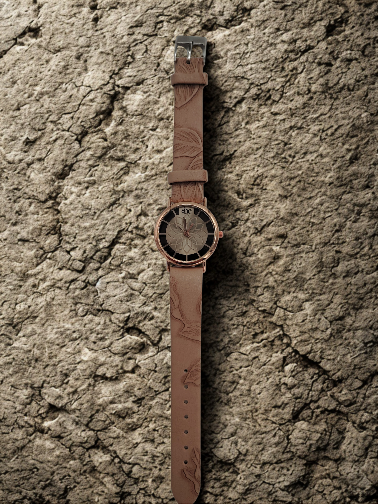 W-034 leather watch