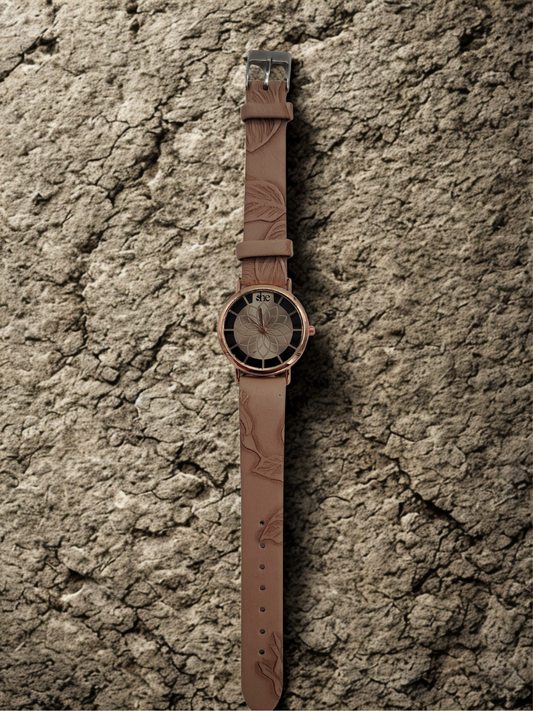 W-034 leather watch