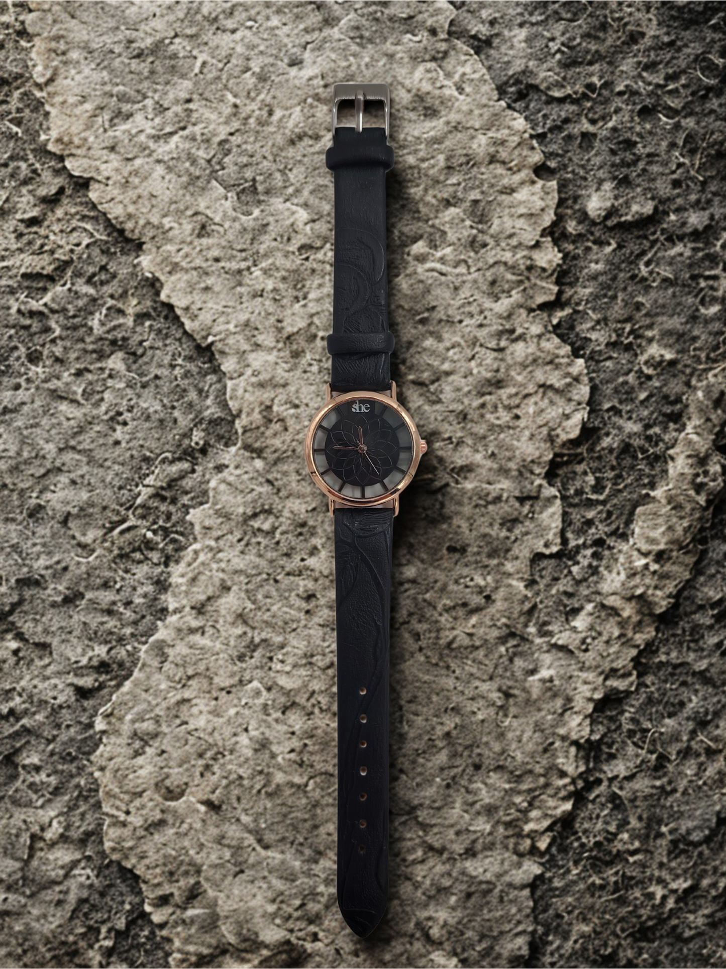 W-034 leather watch