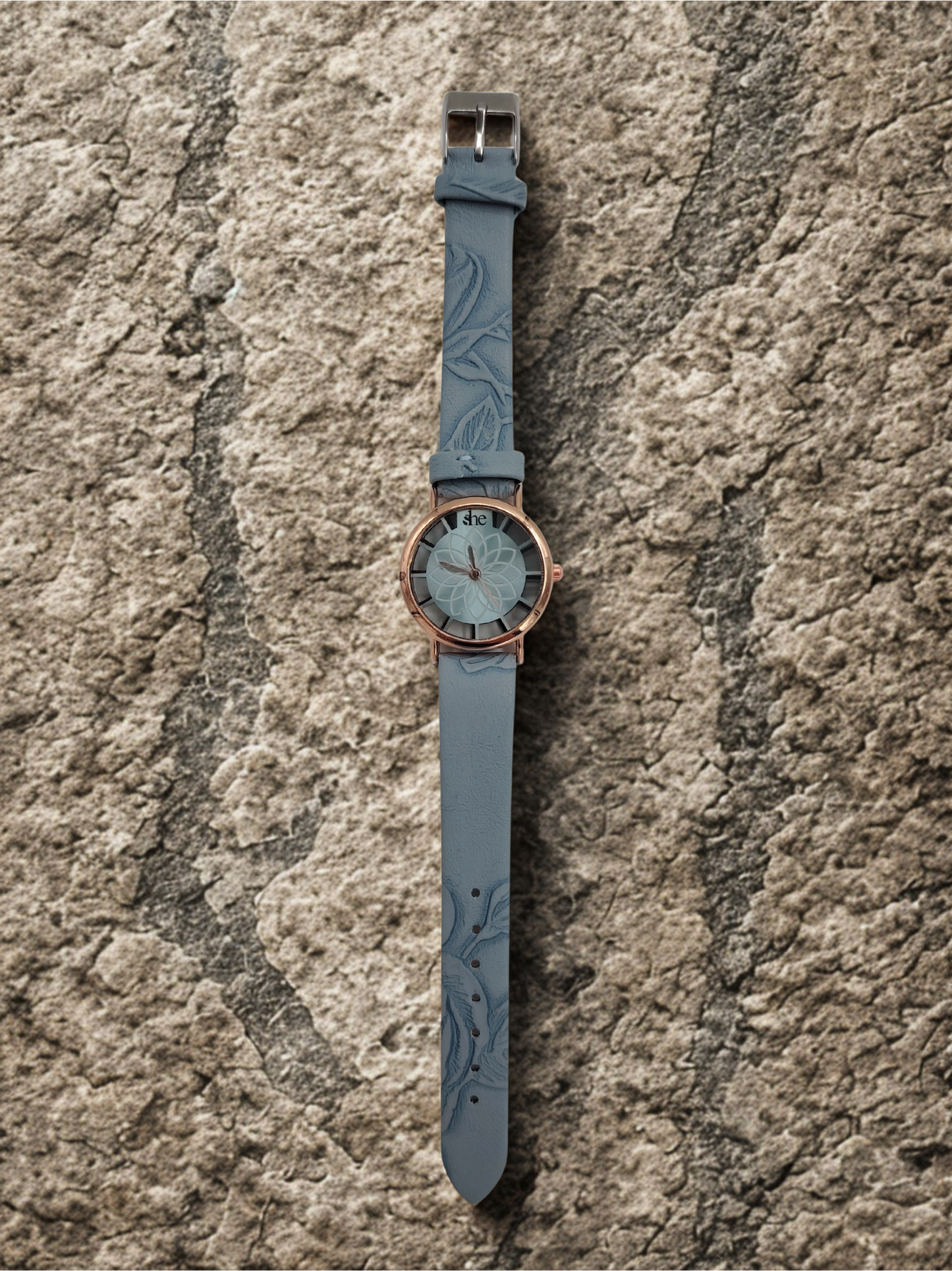 W-034 leather watch