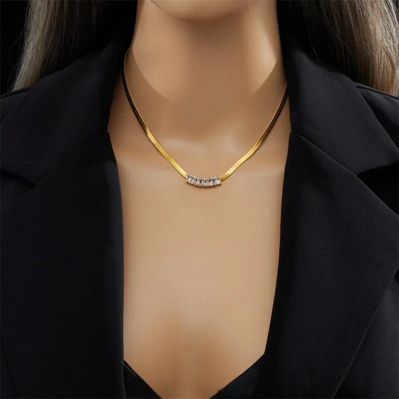 345 Gold-Plated Necklace