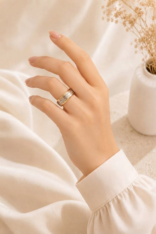 R-015 خاتم (دبله) استانليس
