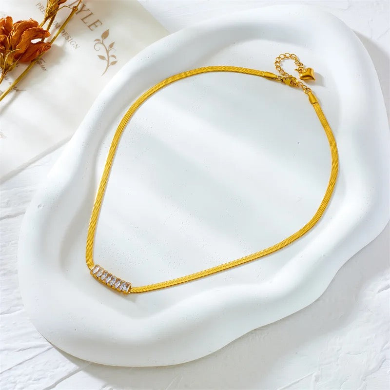 345 Gold-Plated Necklace