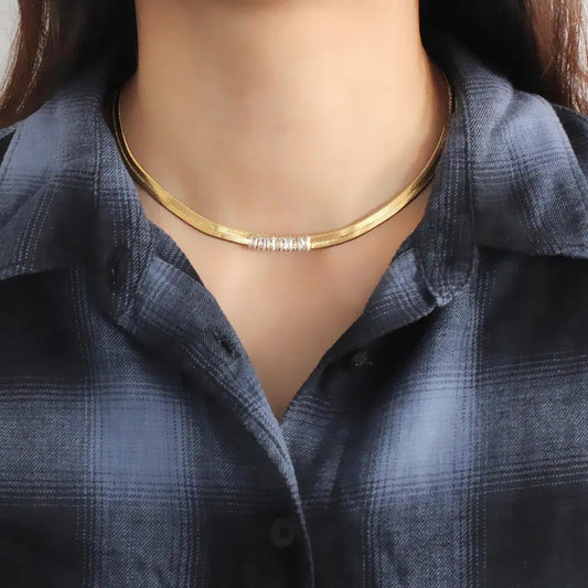 345 Gold-Plated Necklace