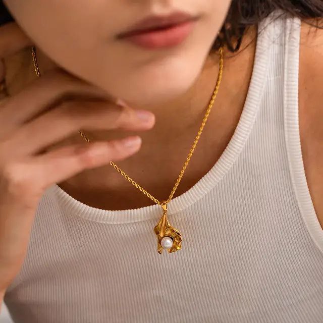 N-034 Gold-Plated Necklace