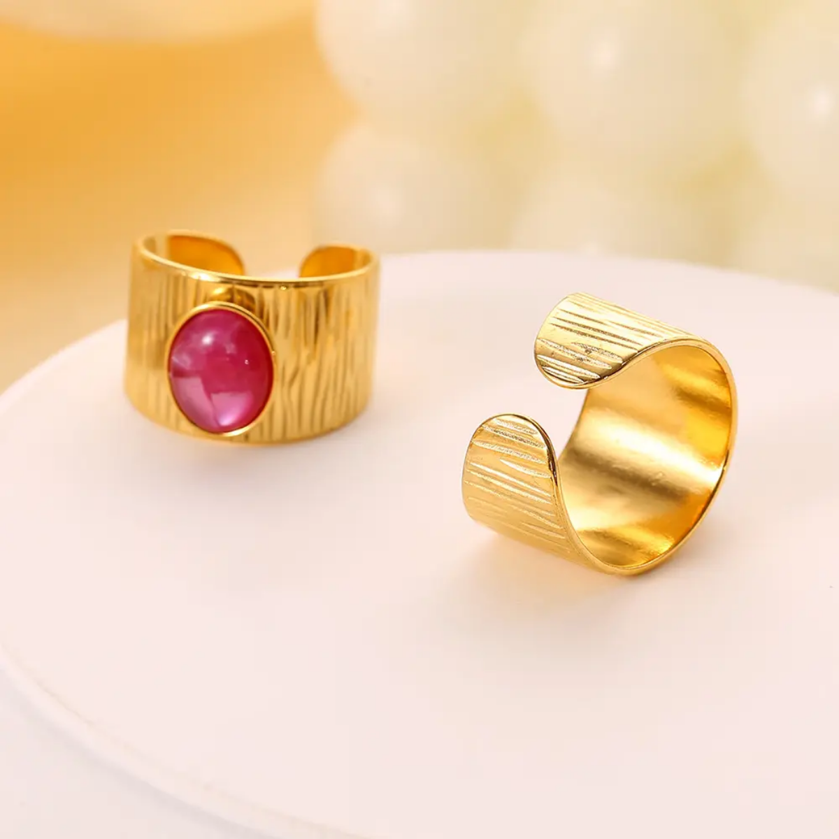 R-039 Gold-Plated Ring