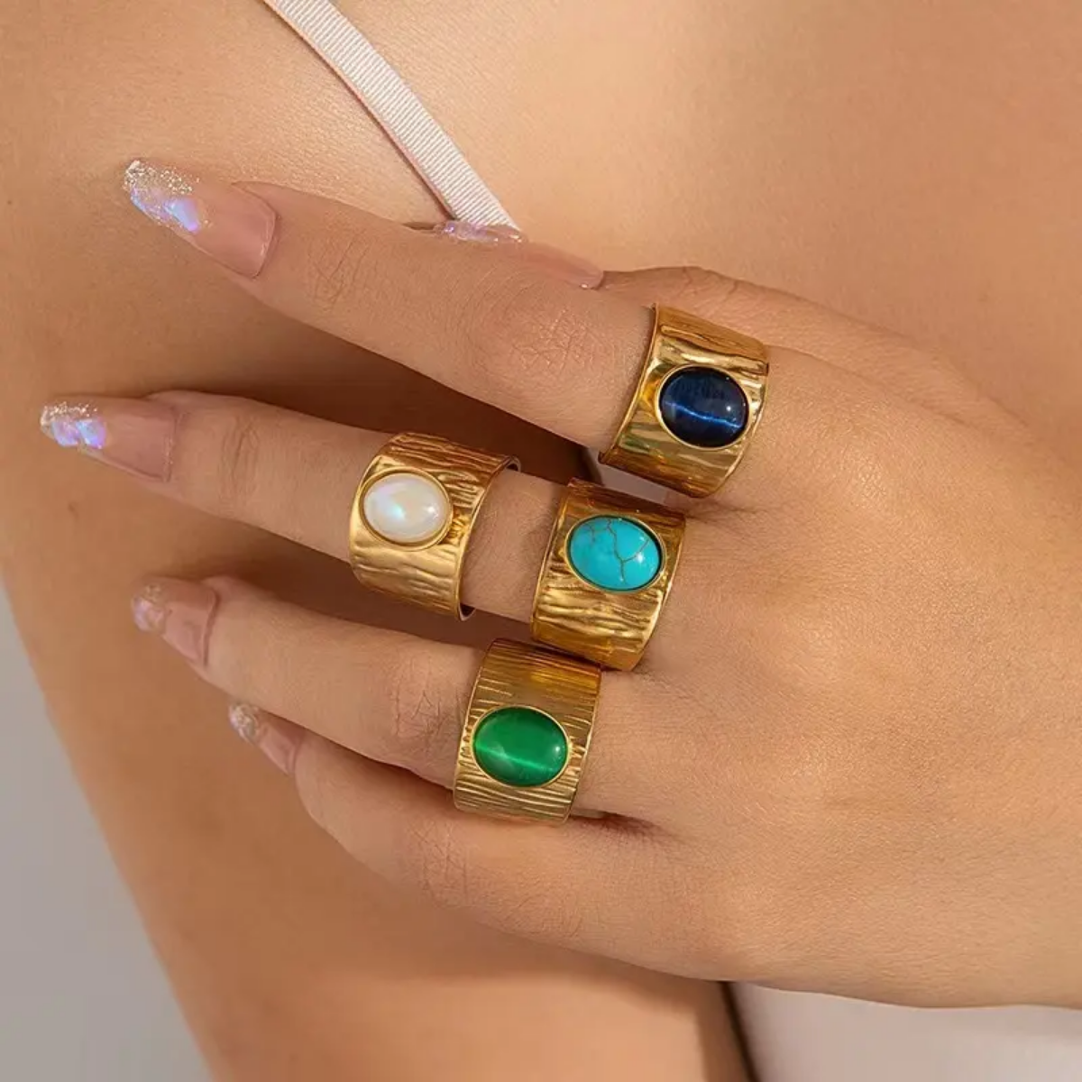 R-039 Gold-Plated Ring