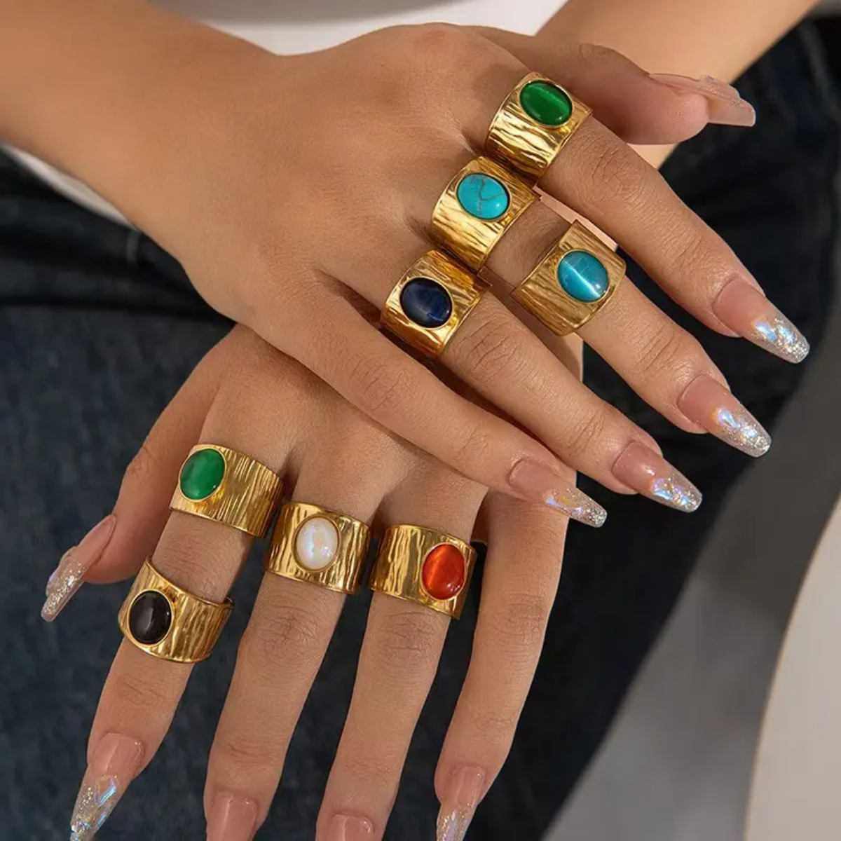 R-039 Gold-Plated Ring