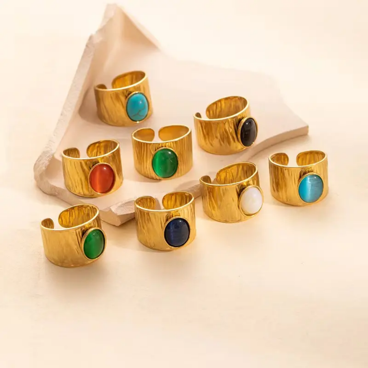 R-039 Gold-Plated Ring